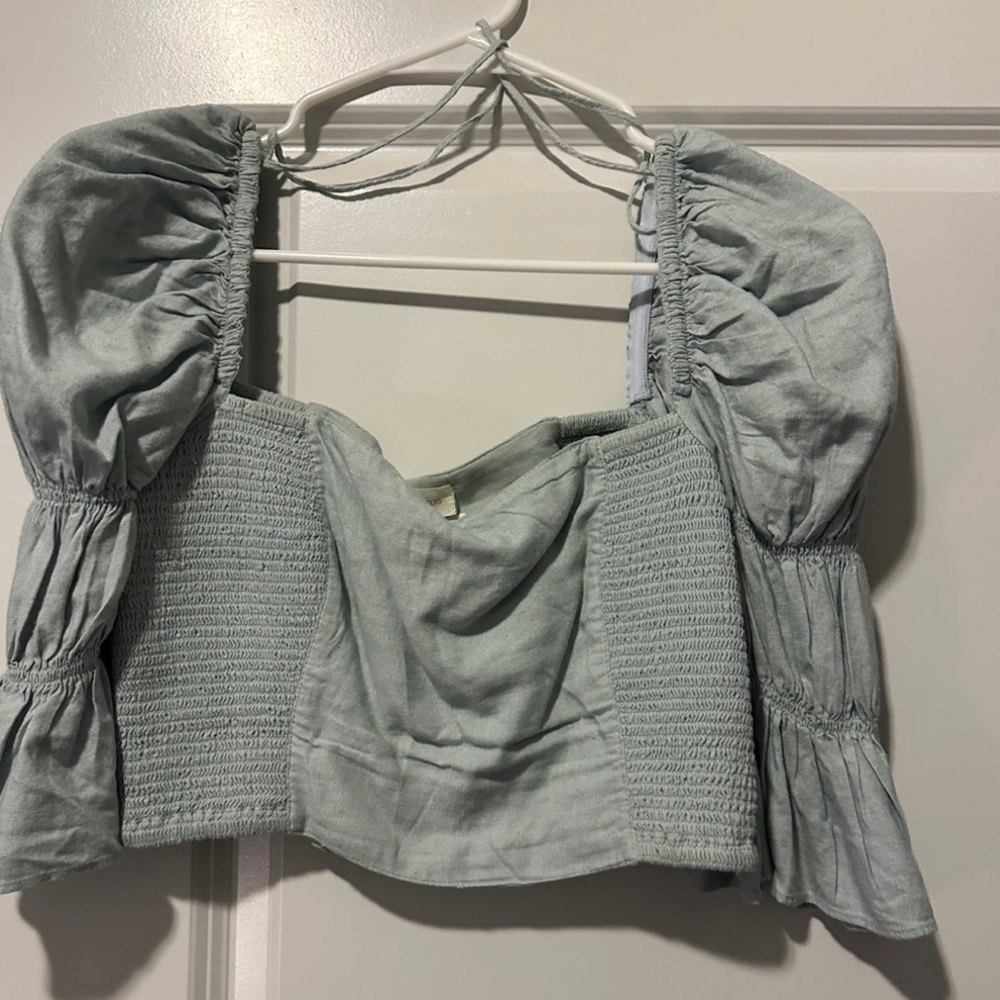 UO light blue top